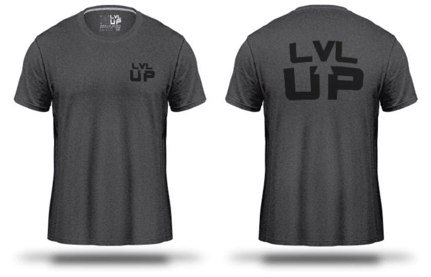 T-shirt LVL-UP TS 3 Zwart