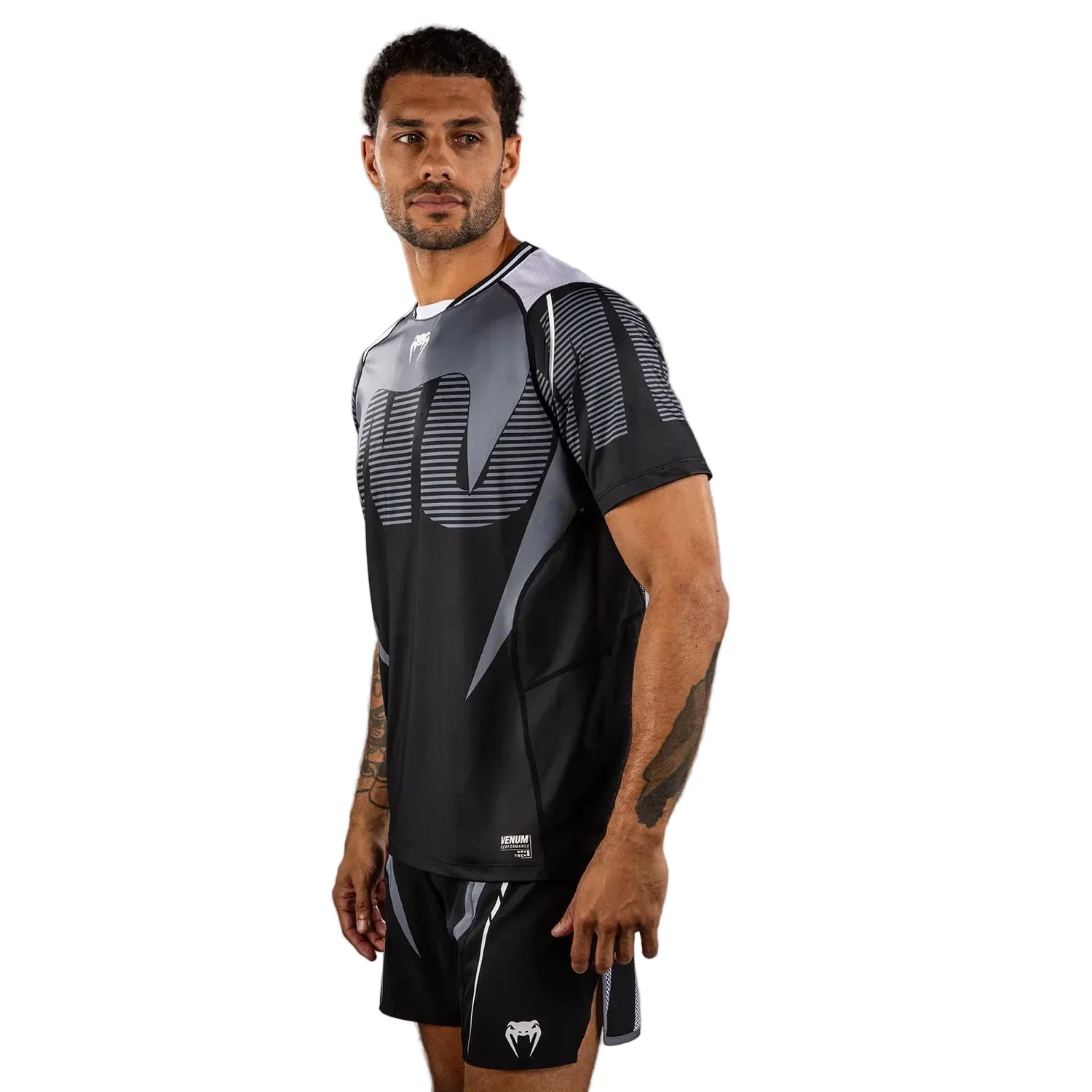 Venum T-shirt Adrenaline Dry Tech Zwart/Grijs - Image 2
