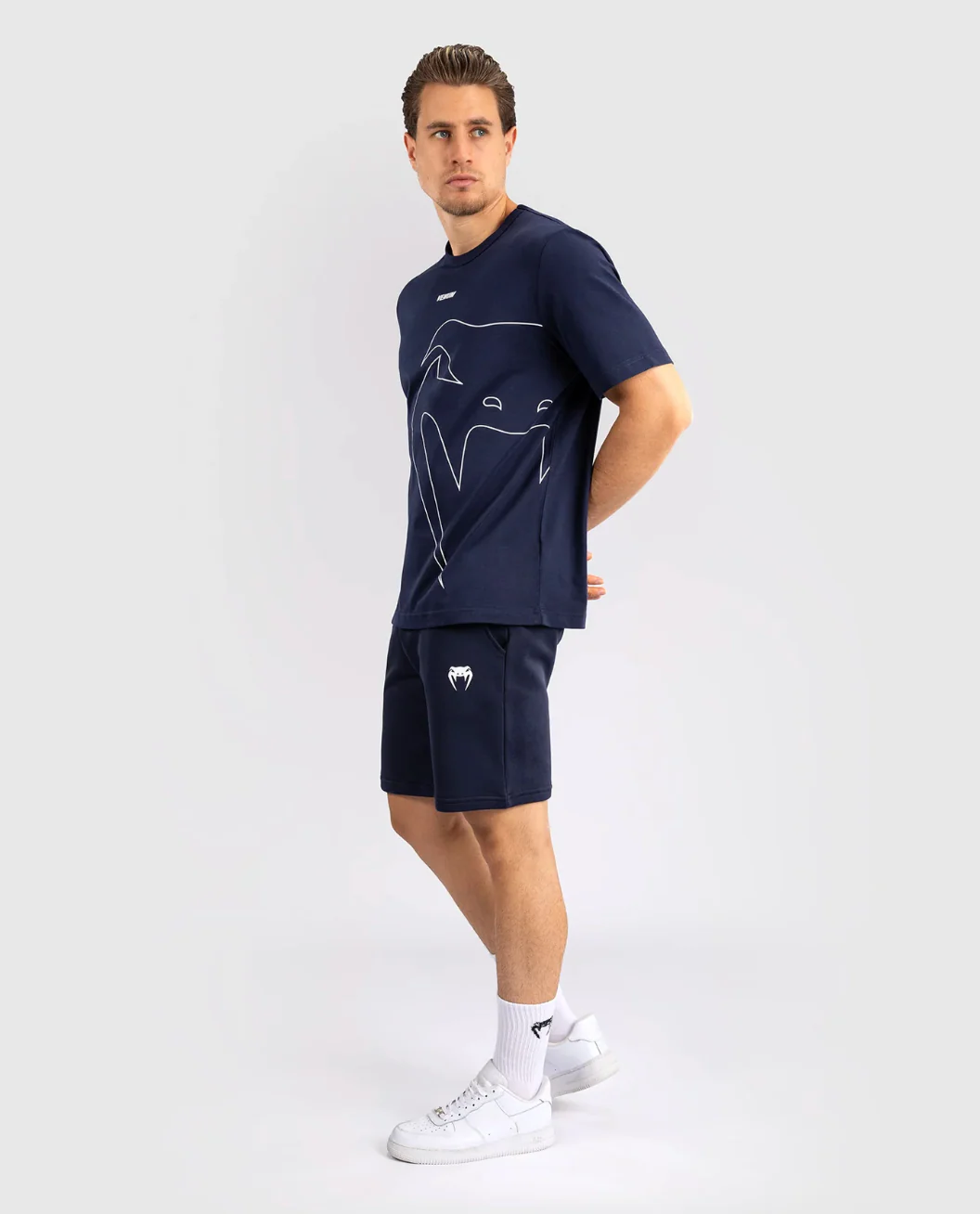 Venum T-shirt Giant Connect Navy Blue - Image 2