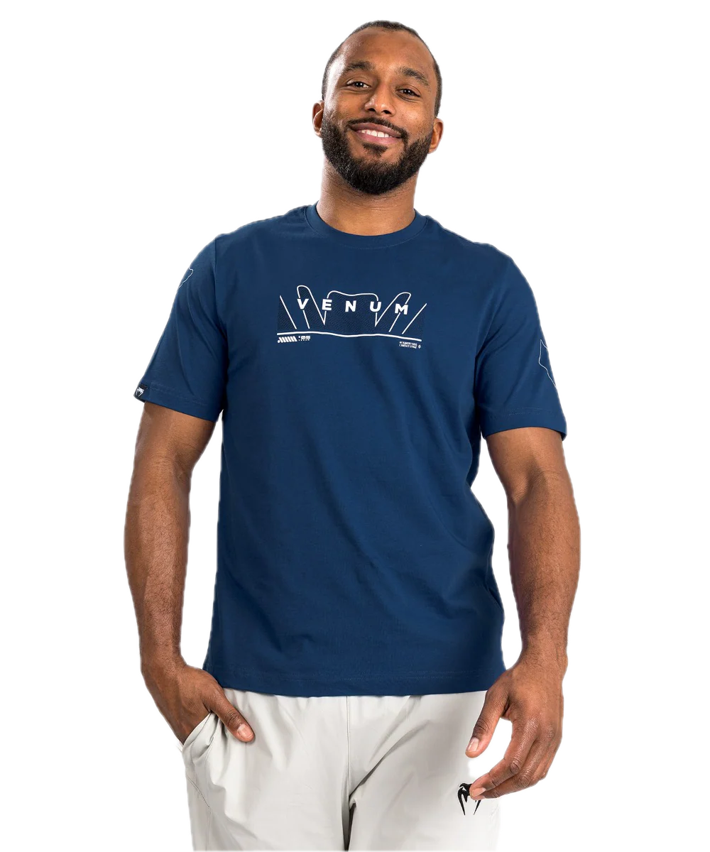 Venum T-Shirt Snake Print Blue Navy