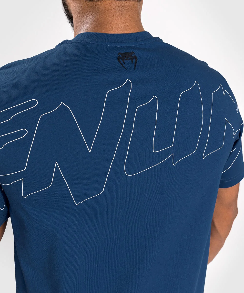 Venum T-Shirt Snake Print Blue Navy - Image 4