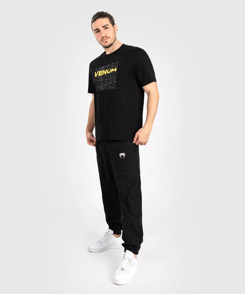 Venum T-Shirt Vertigo Zwart/Geel - Image 3