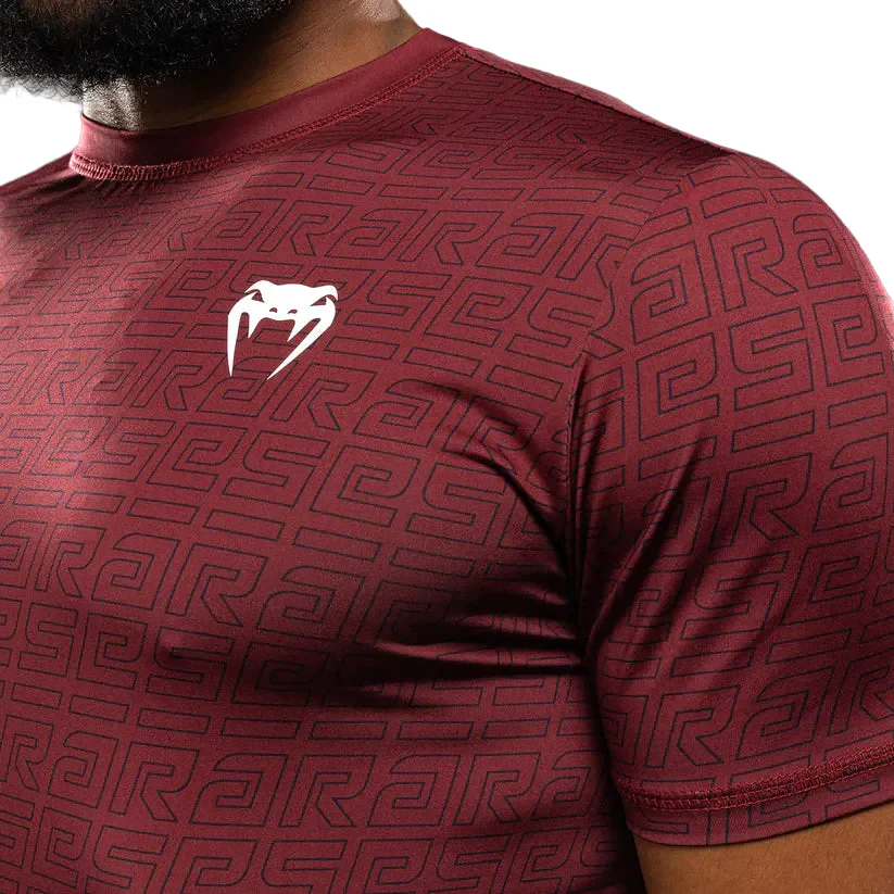 Venum X Ares T-shirt Burgundy - Image 3