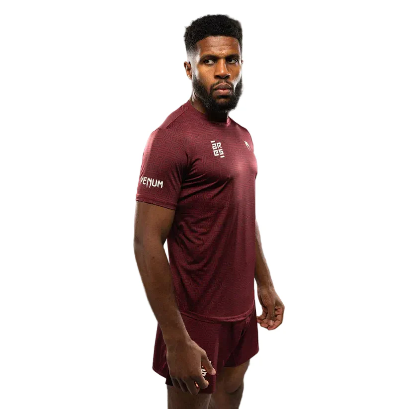 Venum X Ares T-shirt Burgundy - Image 5