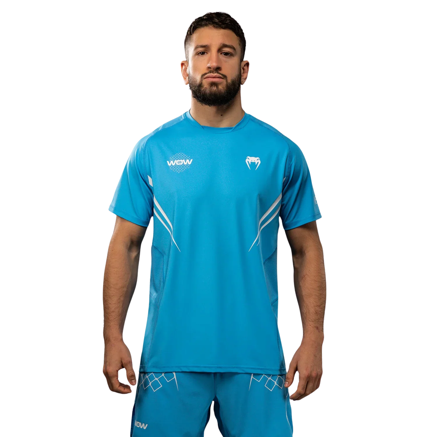 Venum X WOW FC Dry-Tech T-shirt Oceaan Blauw