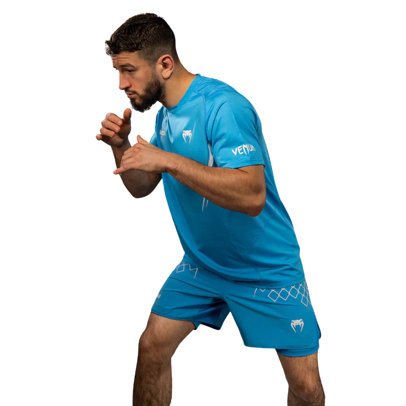 Venum X WOW FC Dry-Tech T-shirt Oceaan Blauw - Image 4