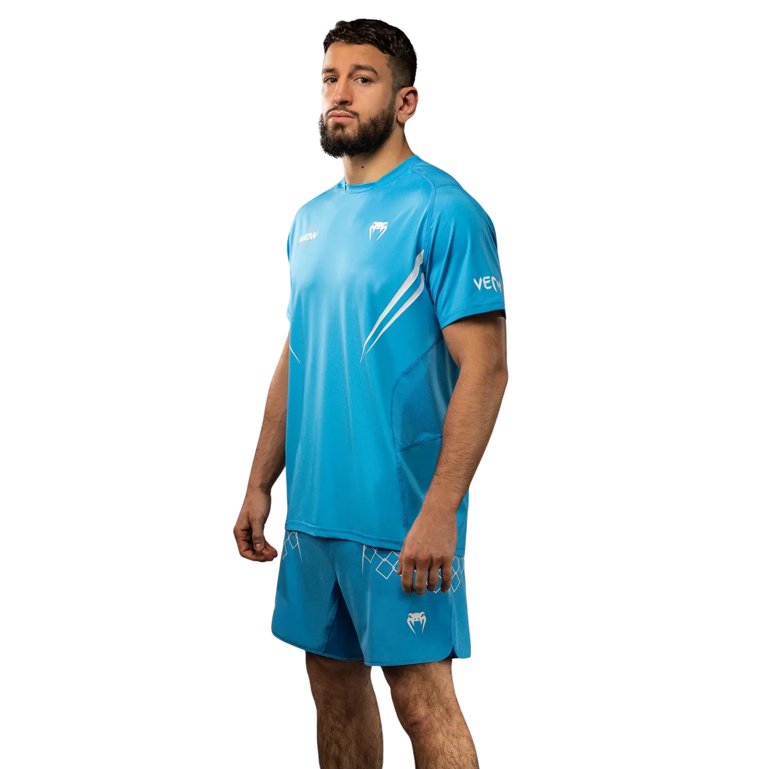 Venum X WOW FC Dry-Tech T-shirt Oceaan Blauw - Image 6
