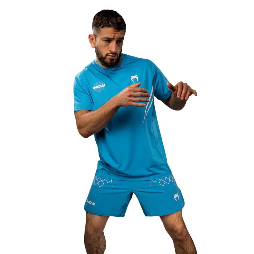 Venum X WOW FC Dry-Tech T-shirt Oceaan Blauw - Image 8