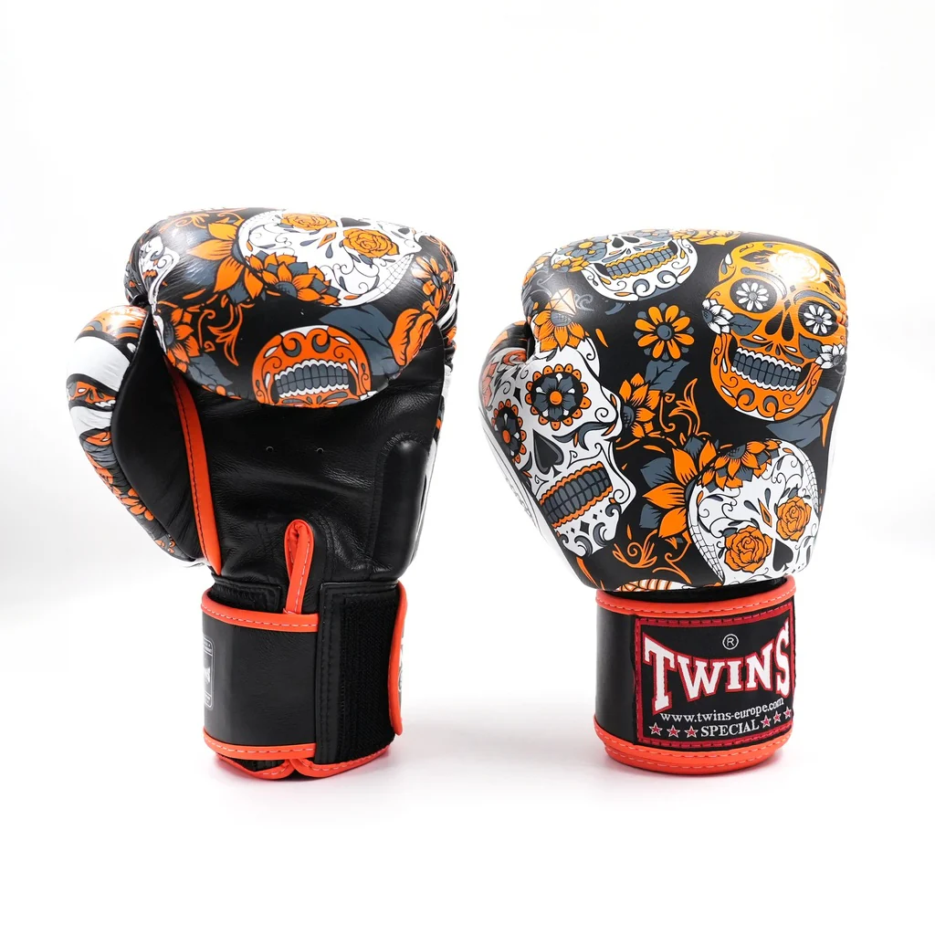 Twins Bokshandschoenen FBGVL 3 Skull Oranje