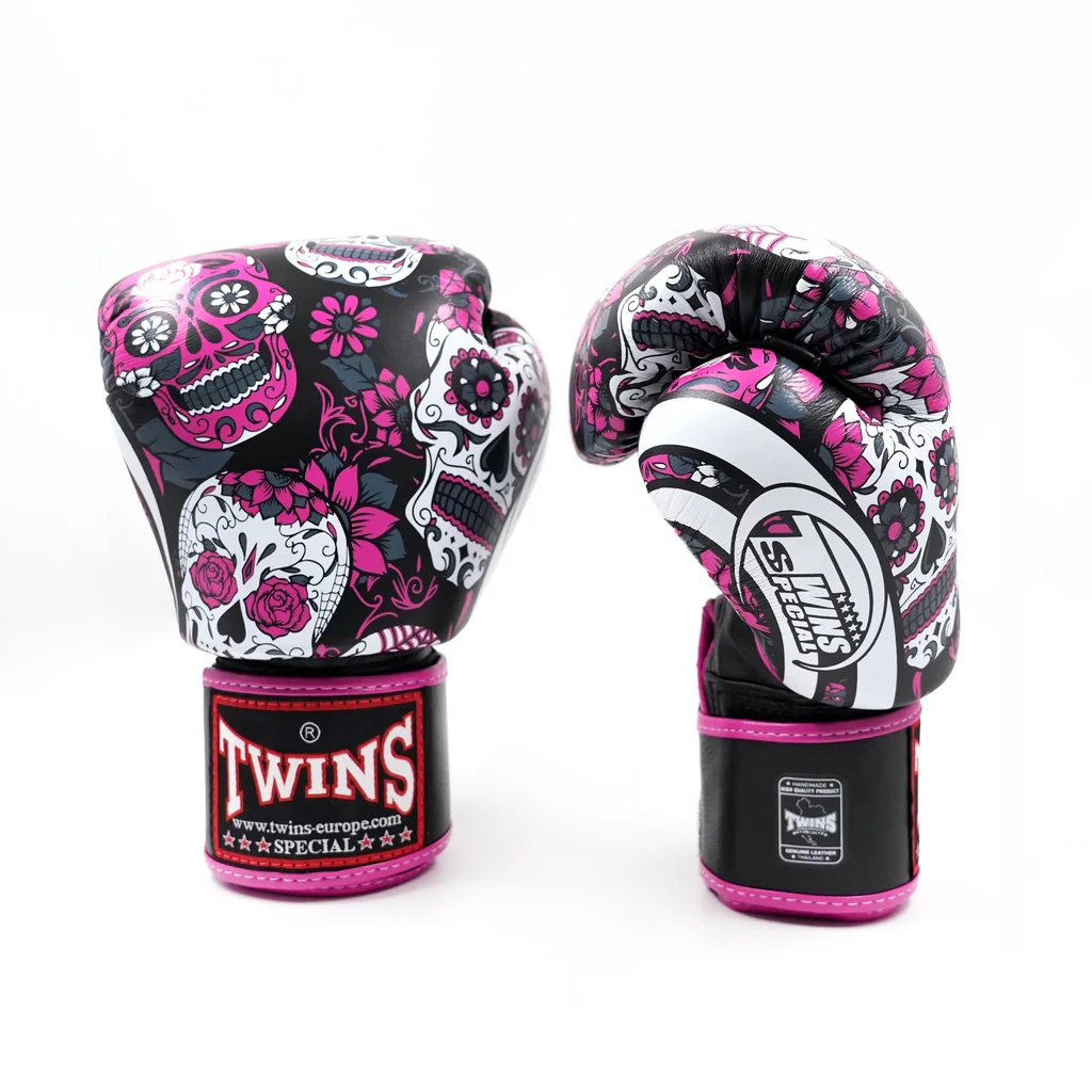 Twins Bokshandschoenen FBGVL 3 Skull Roze - Image 2