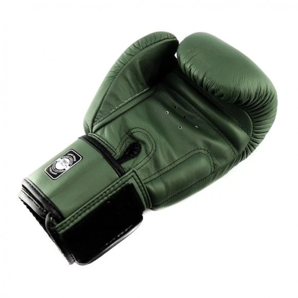 Twins Kickboks Set Bokshandschoen BGVL-3 Militairy & Scheenbeschermer SGL-7 Militairy - Image 4