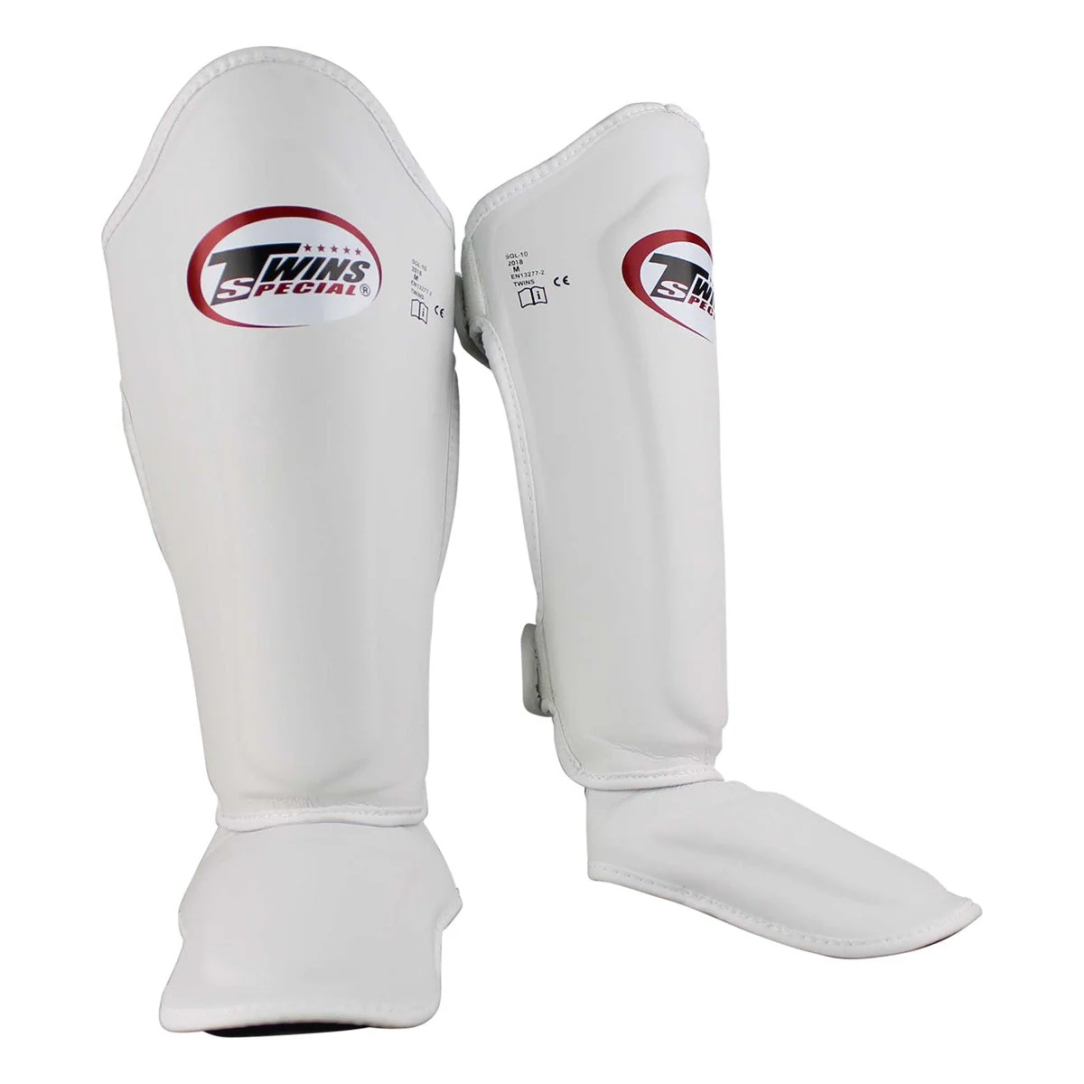 Twins Kickboks Set Bokshandschoen BGVL-3 Wit & Scheenbeschermer SGL-7 Wit - Image 4