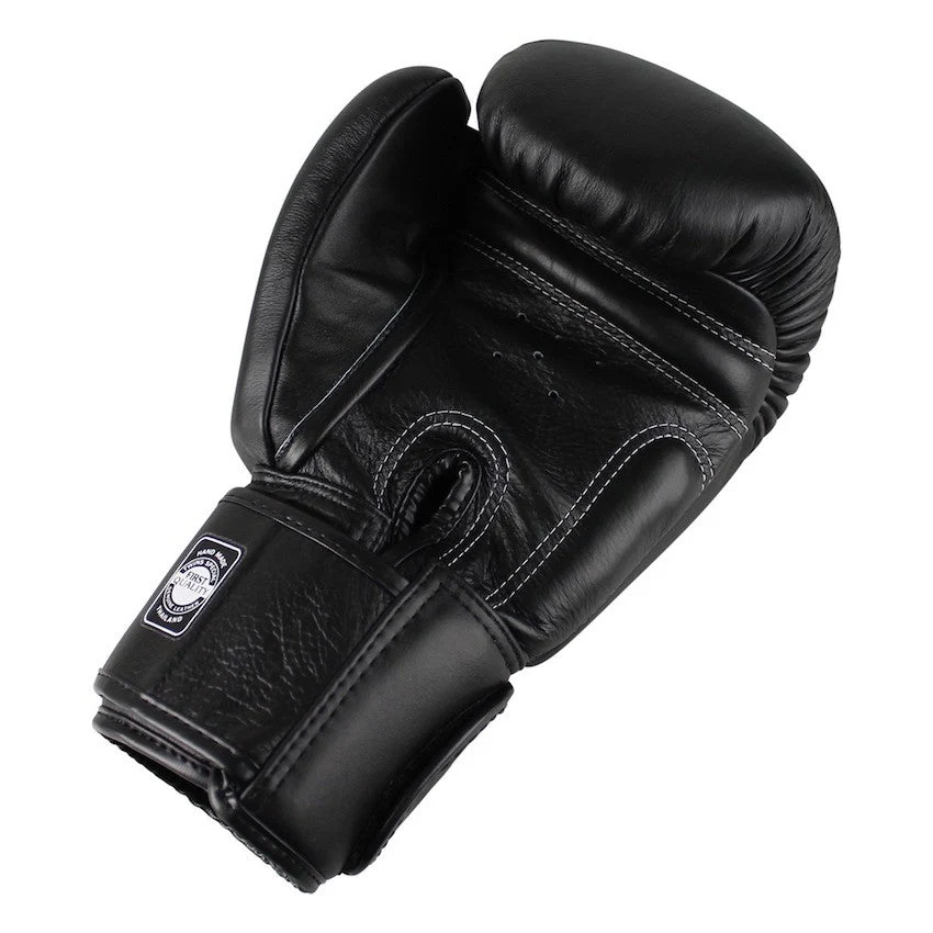 Twins Kickboks Set Bokshandschoen BGVL-3 Zwart & Scheenbeschermer SGL-7 Zwart - Image 3