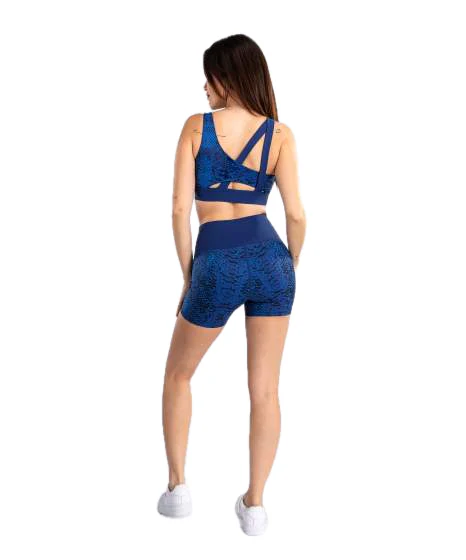 Venum Compressie Short Amazonia Women Marine Blue - Image 2