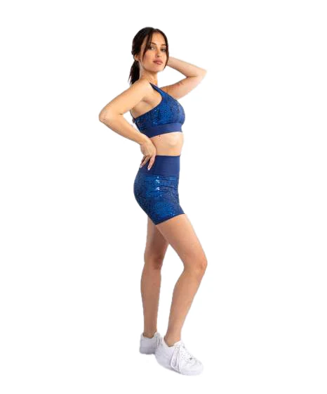 Venum Compressie Short Amazonia Women Marine Blue - Image 4