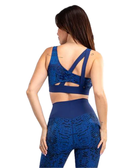 Venum Sport Bra Amazonia Women Marine Blue - Image 3