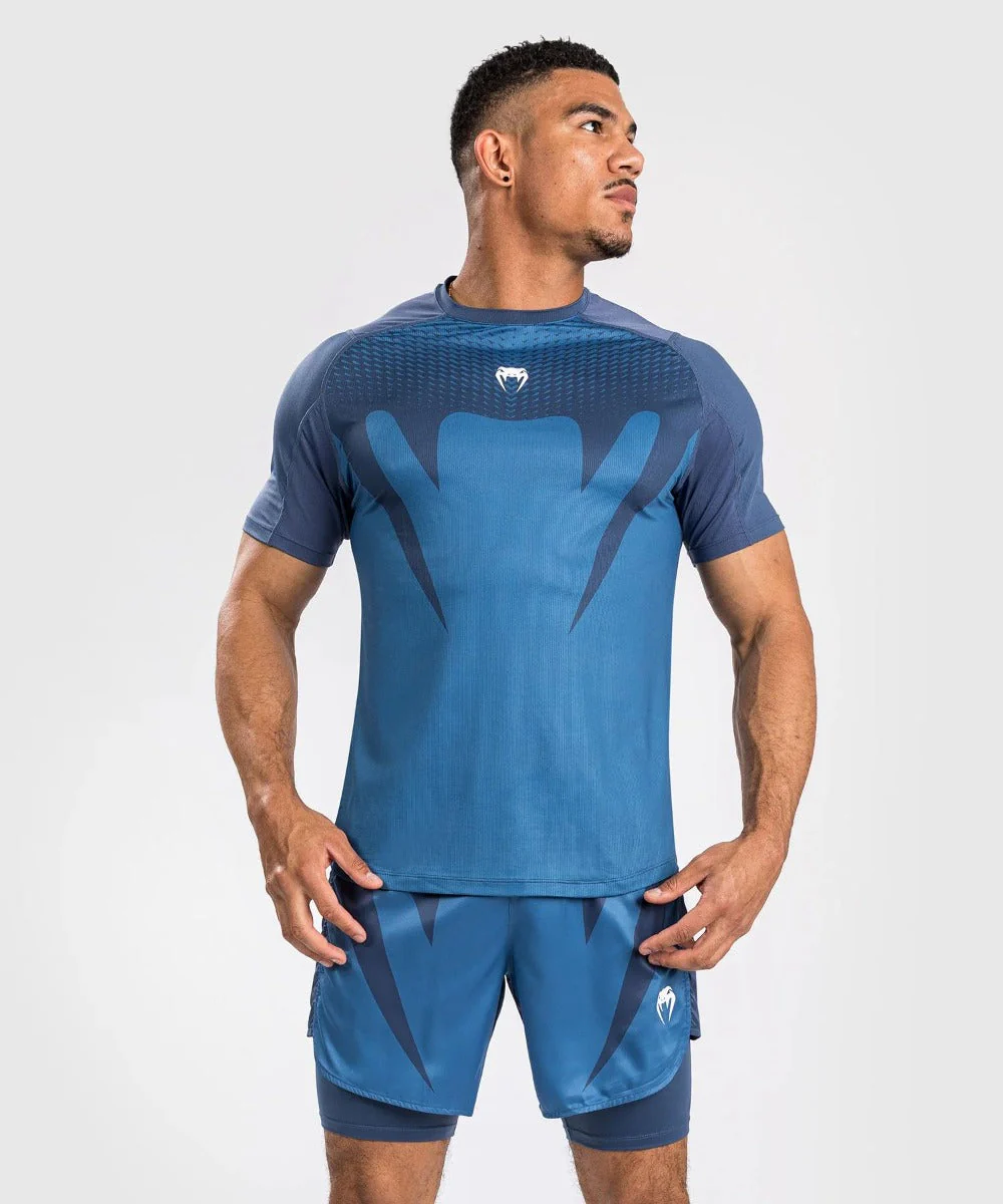 Venum Dry Tech T-shirt Attack Navy Blue - Image 3