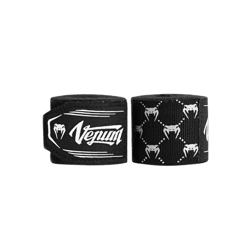 Venum Bandage Monogram Zwart/Wit 4 meter