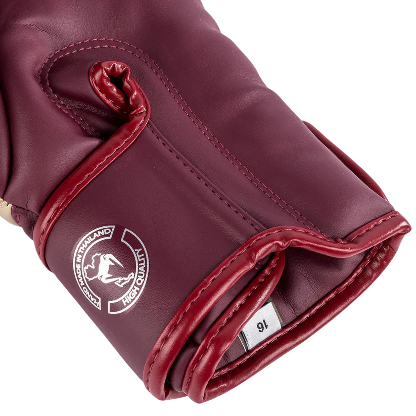 Venum Bokshandschoenen Elite Burgundy/Gold - Image 6