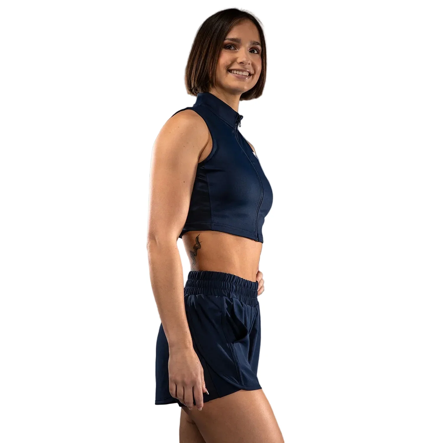 Venum Crop Top Sculpt Shape Navy Blauw - Image 4
