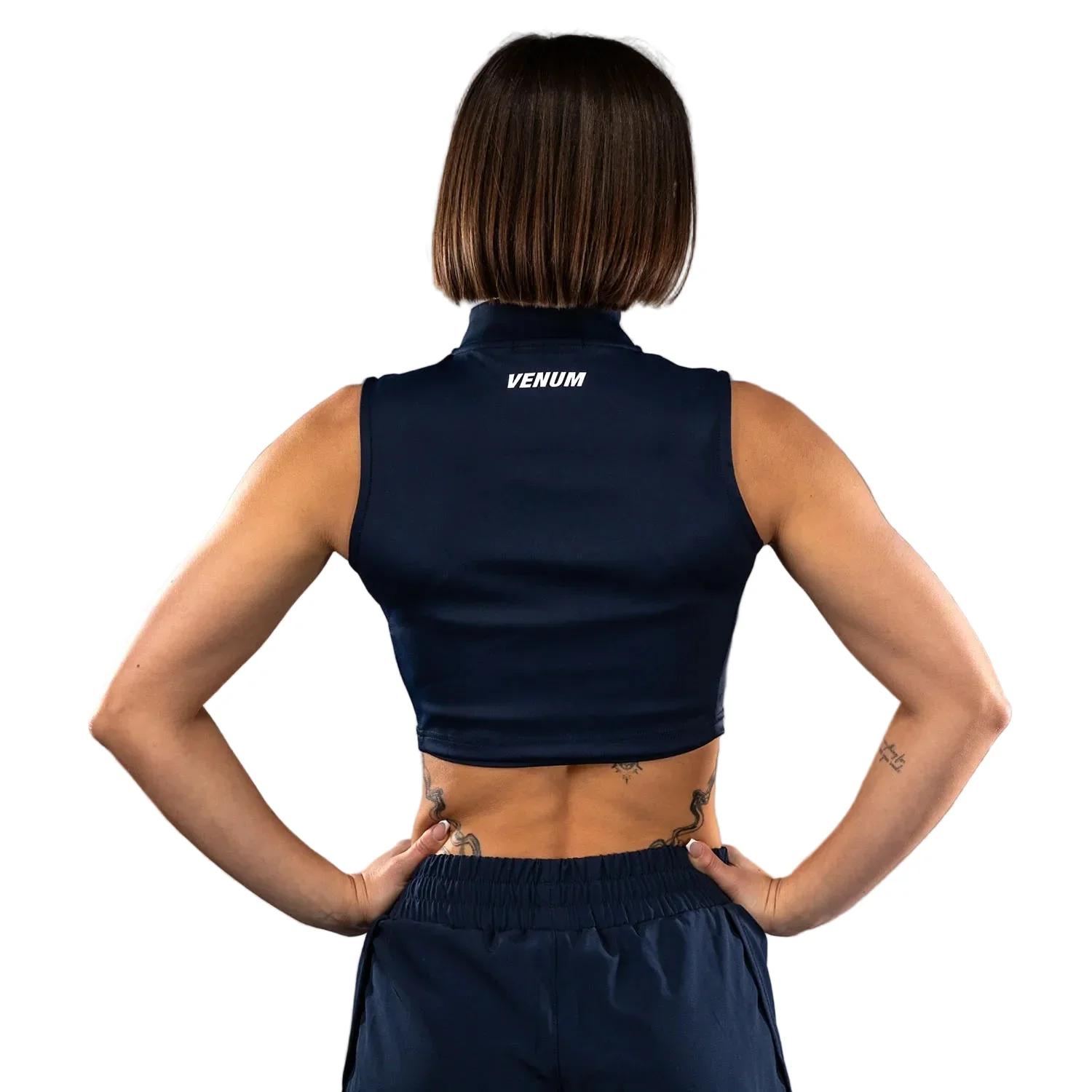 Venum Crop Top Sculpt Shape Navy Blauw - Image 5