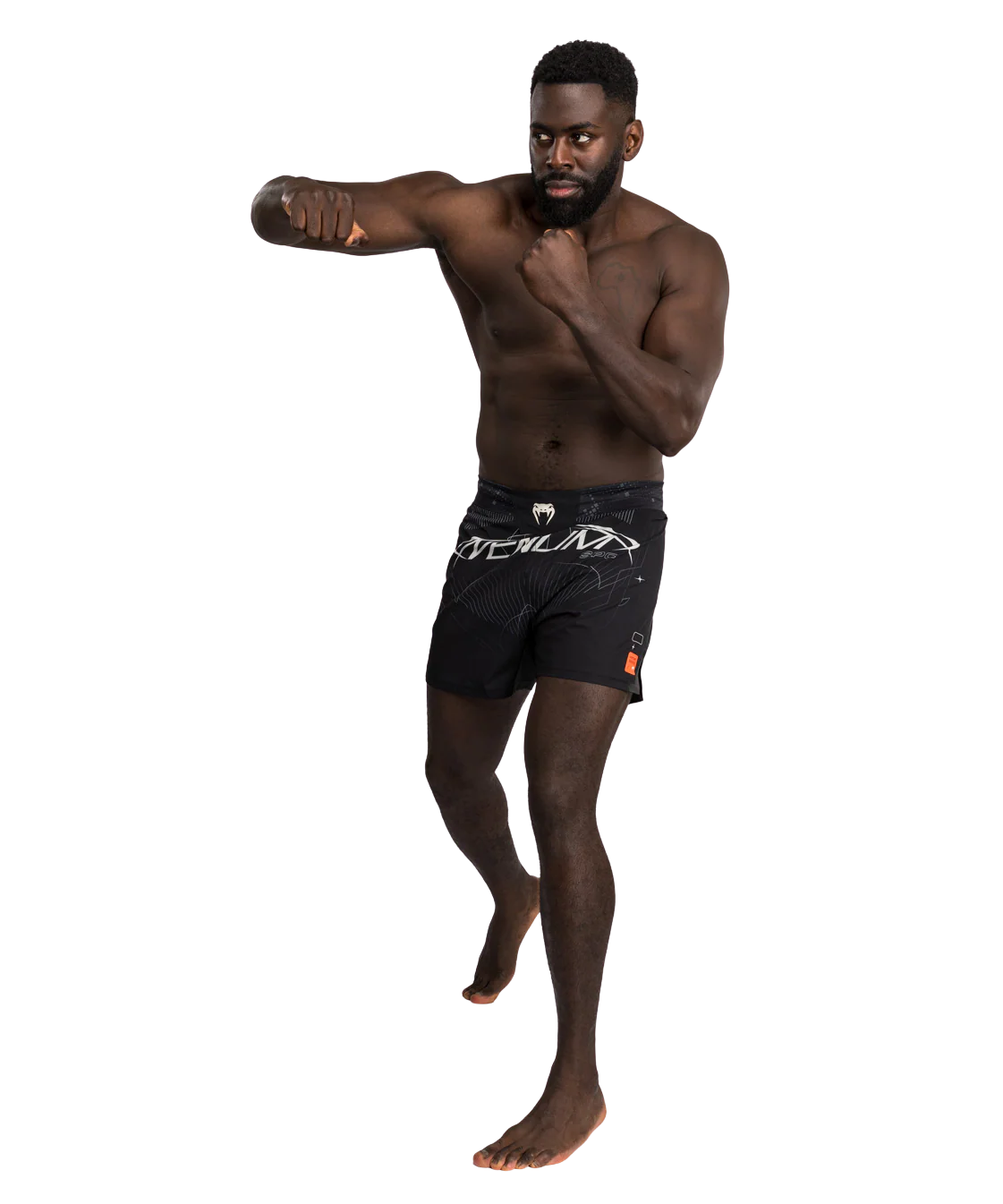 Venum Fightshort Eclipse Zwart/Ivoor - Image 2