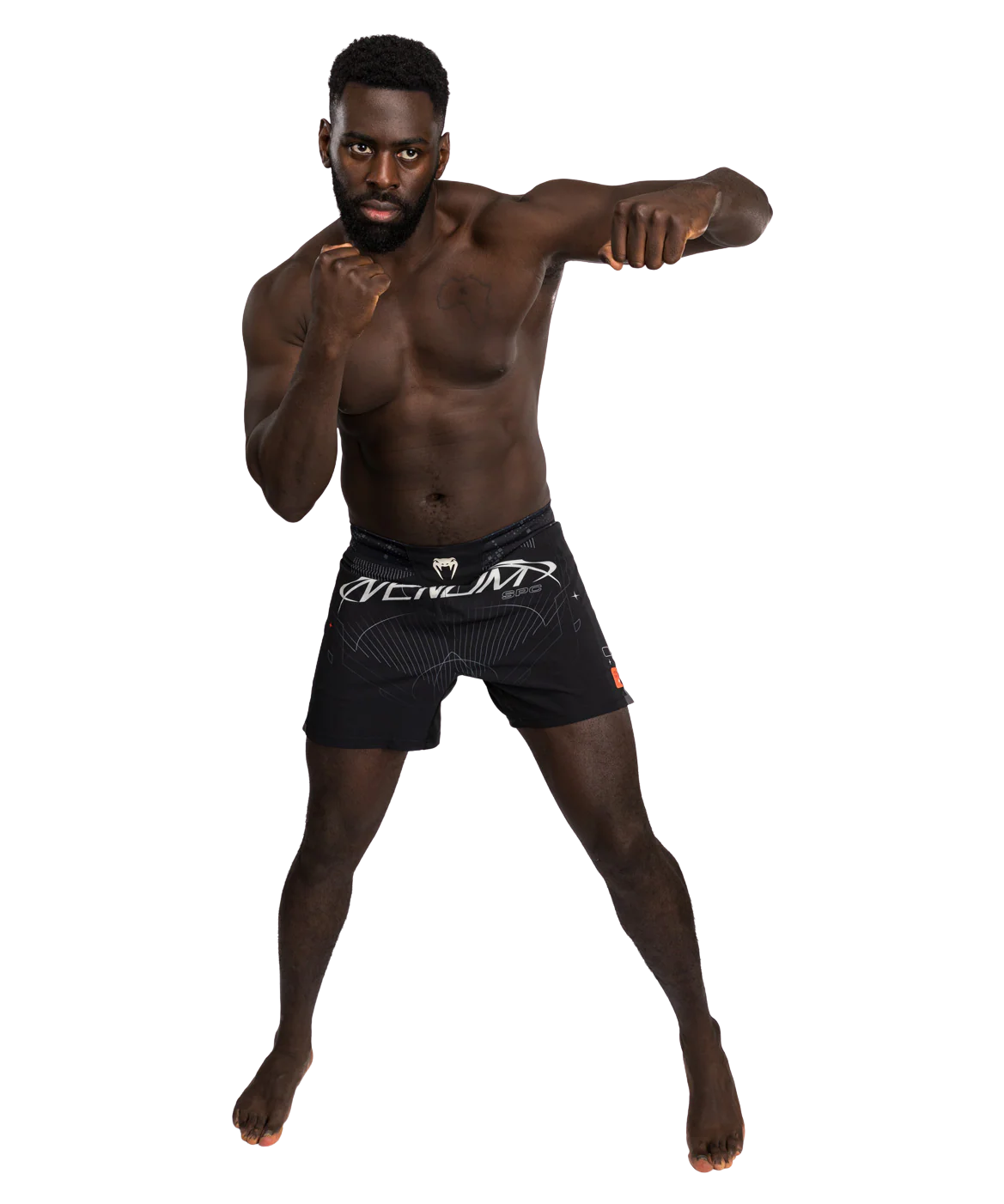 Venum Fightshort Eclipse Zwart/Ivoor - Image 4