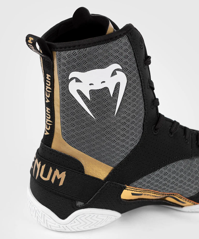 Venum Boksschoenen Elite Zwart/Wit/Goud - Image 10