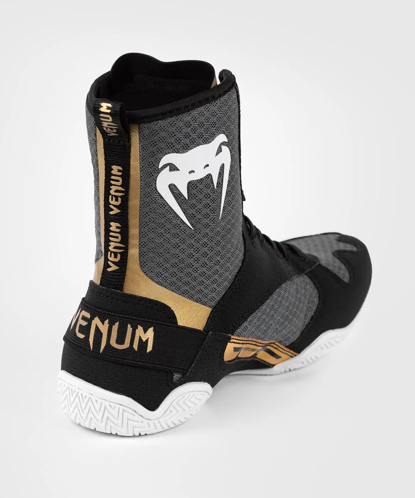 Venum Boksschoenen Elite Zwart/Wit/Goud - Image 8