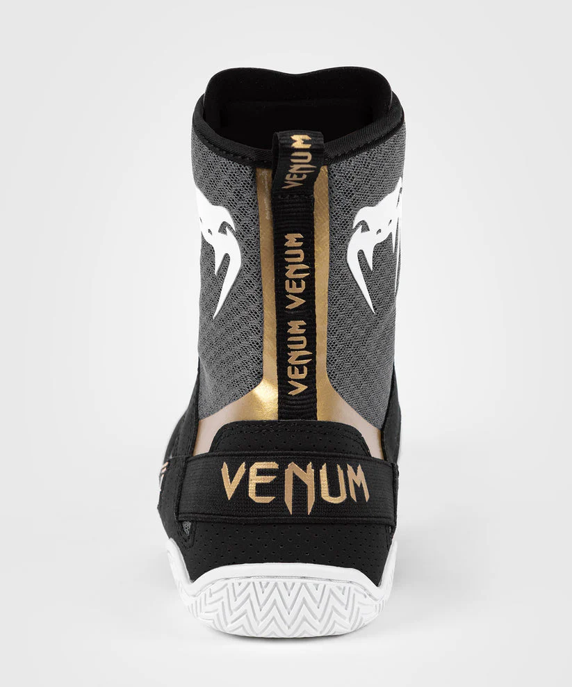 Venum Boksschoenen Elite Zwart/Wit/Goud - Image 9