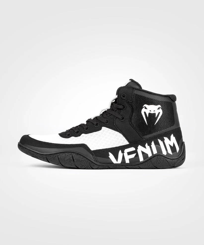 Venum Worstelschoenen Elite Zwart/Wit - Image 3