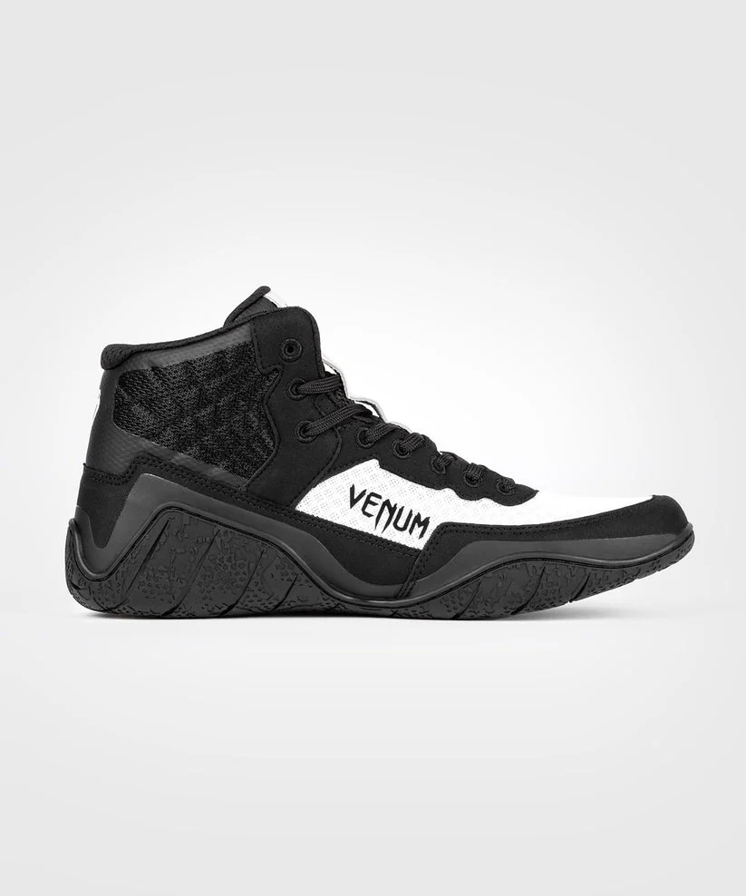Venum Worstelschoenen Elite Zwart/Wit - Image 4