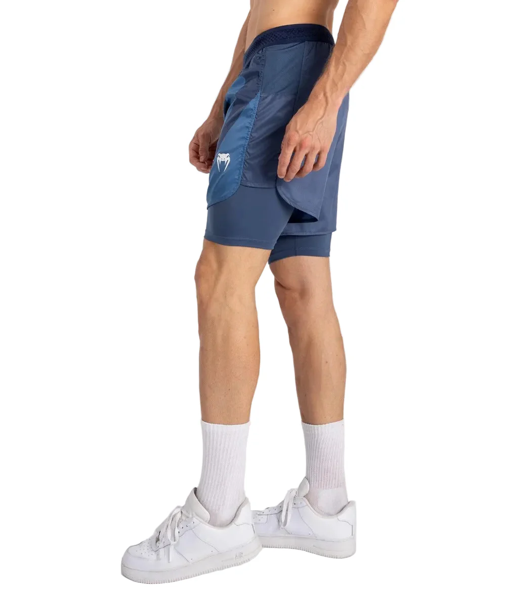 Venum Fightshort Attack Navy Blue - Image 3