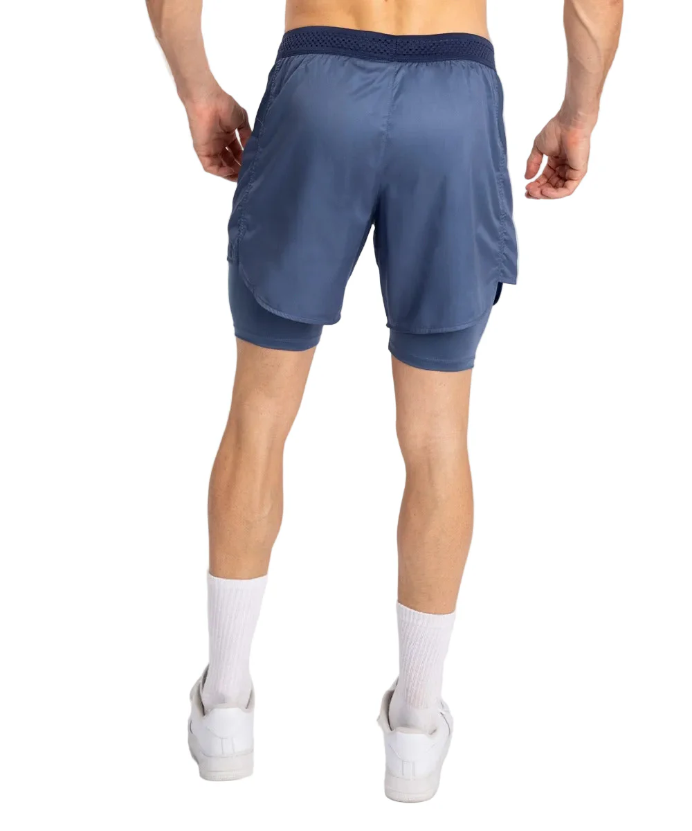 Venum Fightshort Attack Navy Blue - Image 4