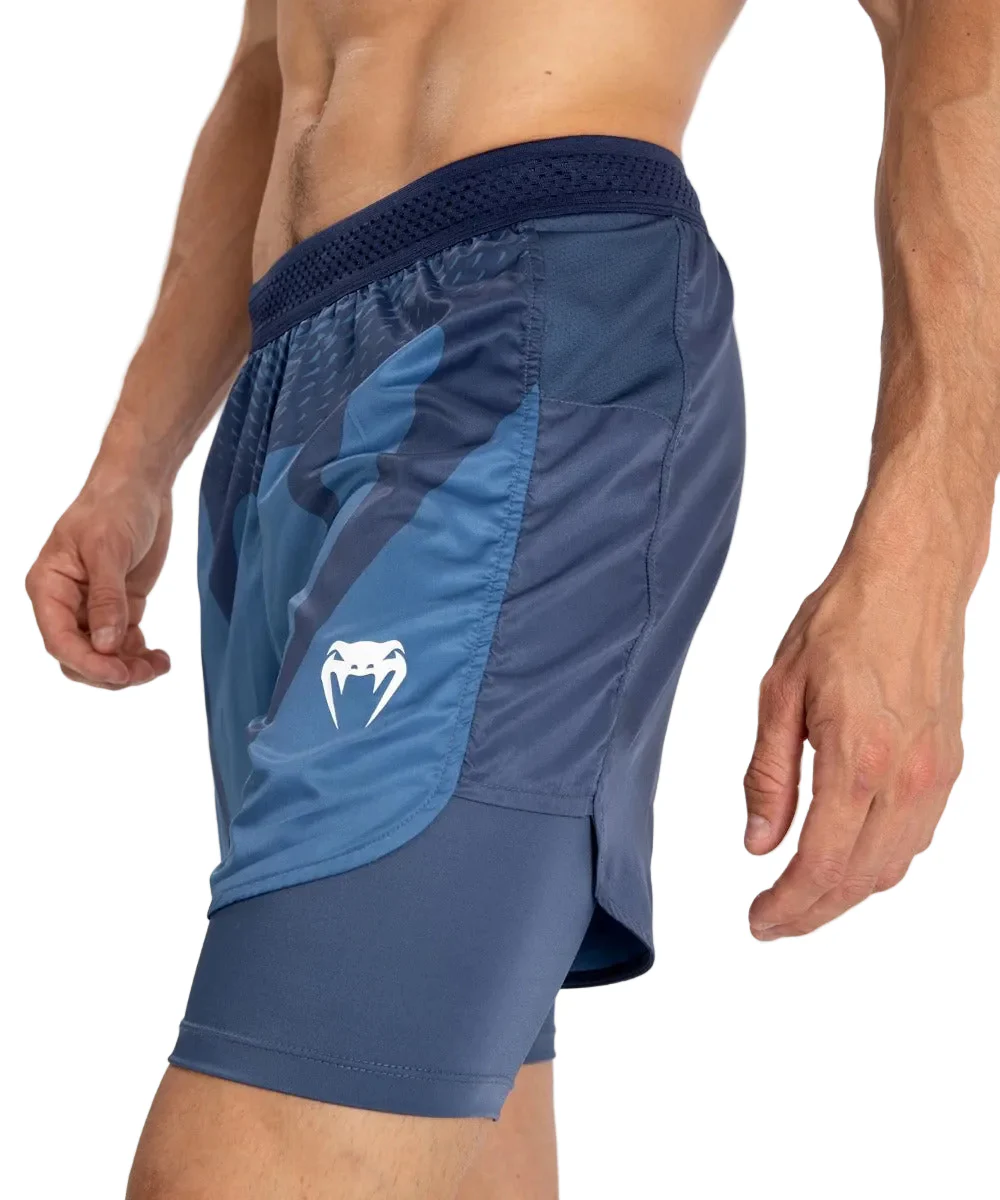 Venum Fightshort Attack Navy Blue - Image 5