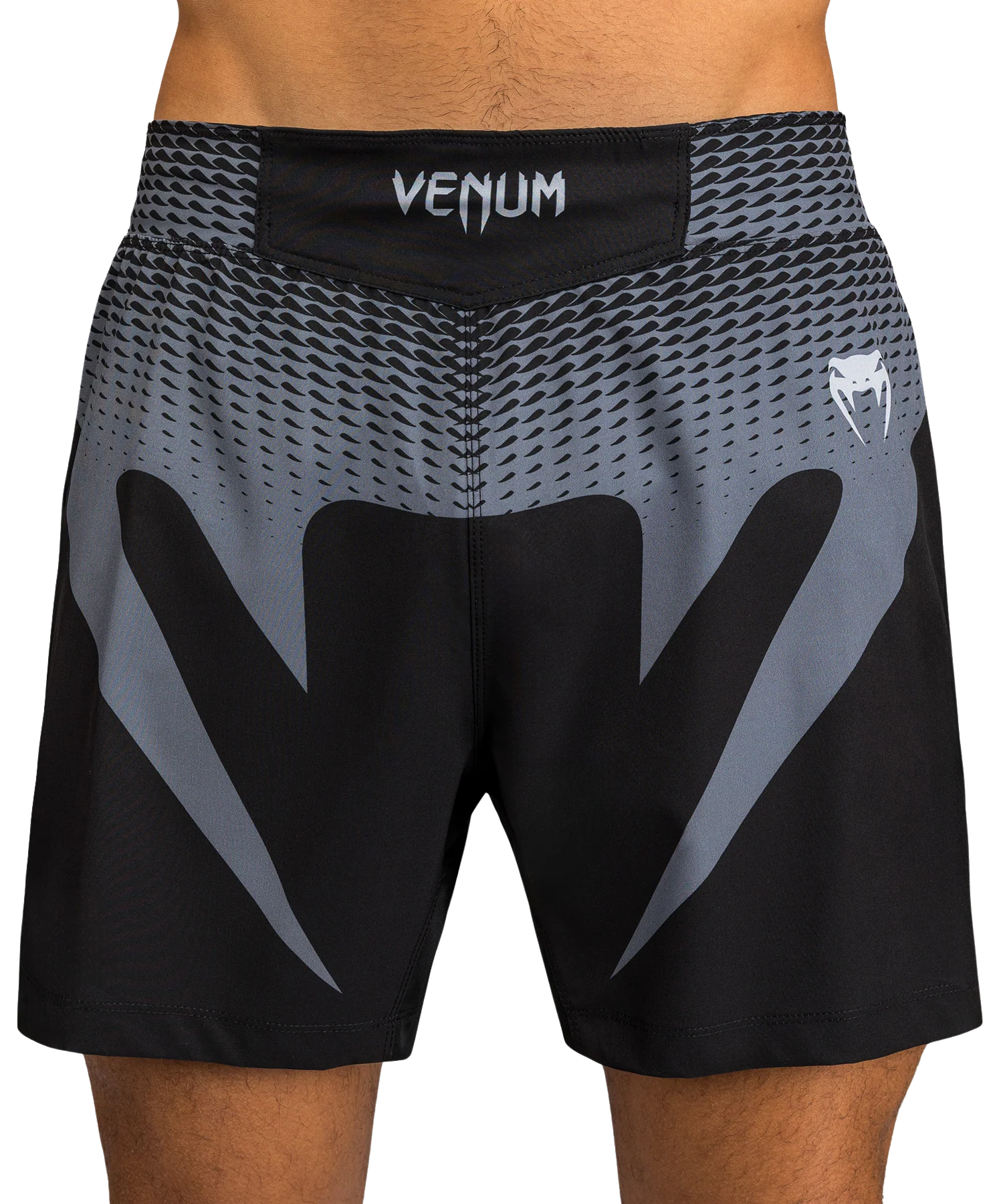 Venum Fightshort No Gi Zwart/ Zilver Grijs - Image 4