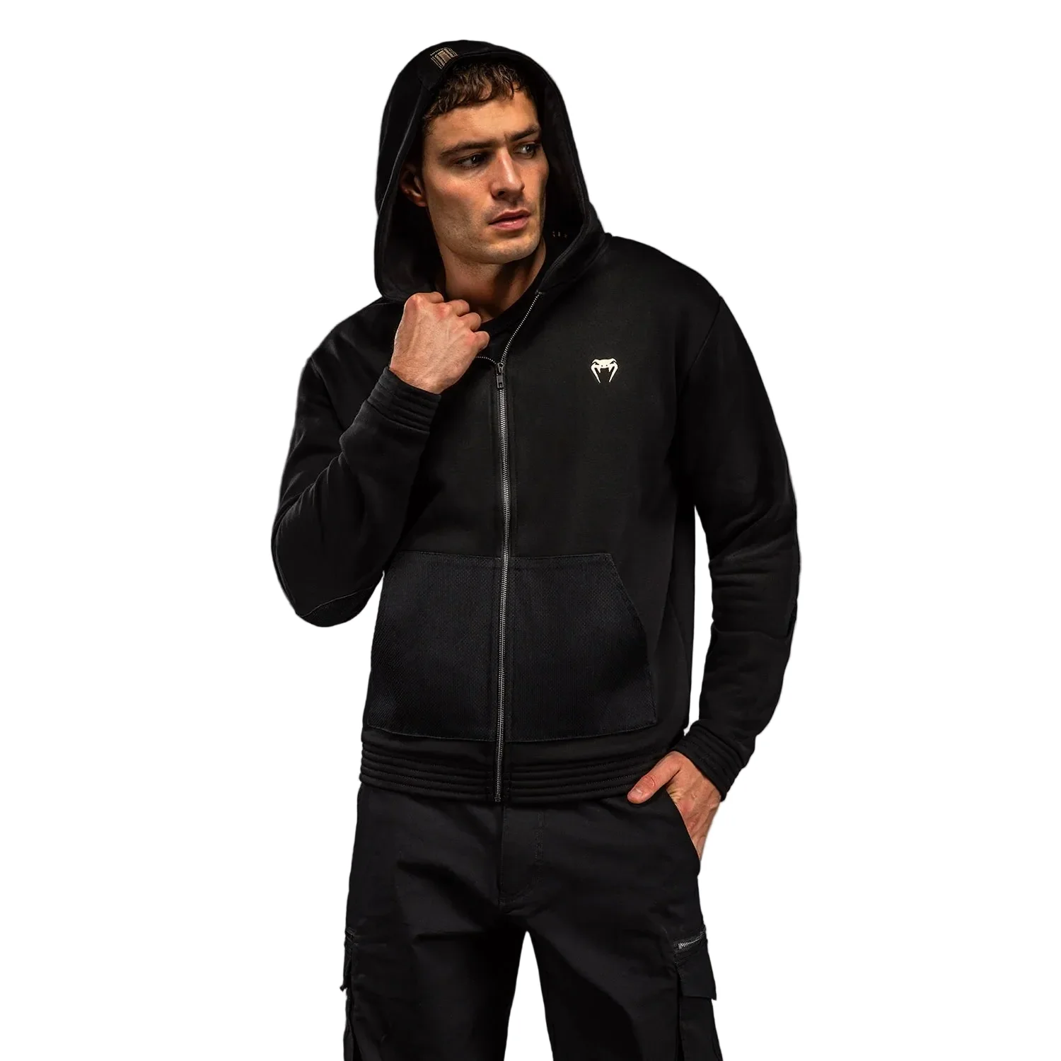 Venum Hoodie met Rits GI Zwart - Image 2