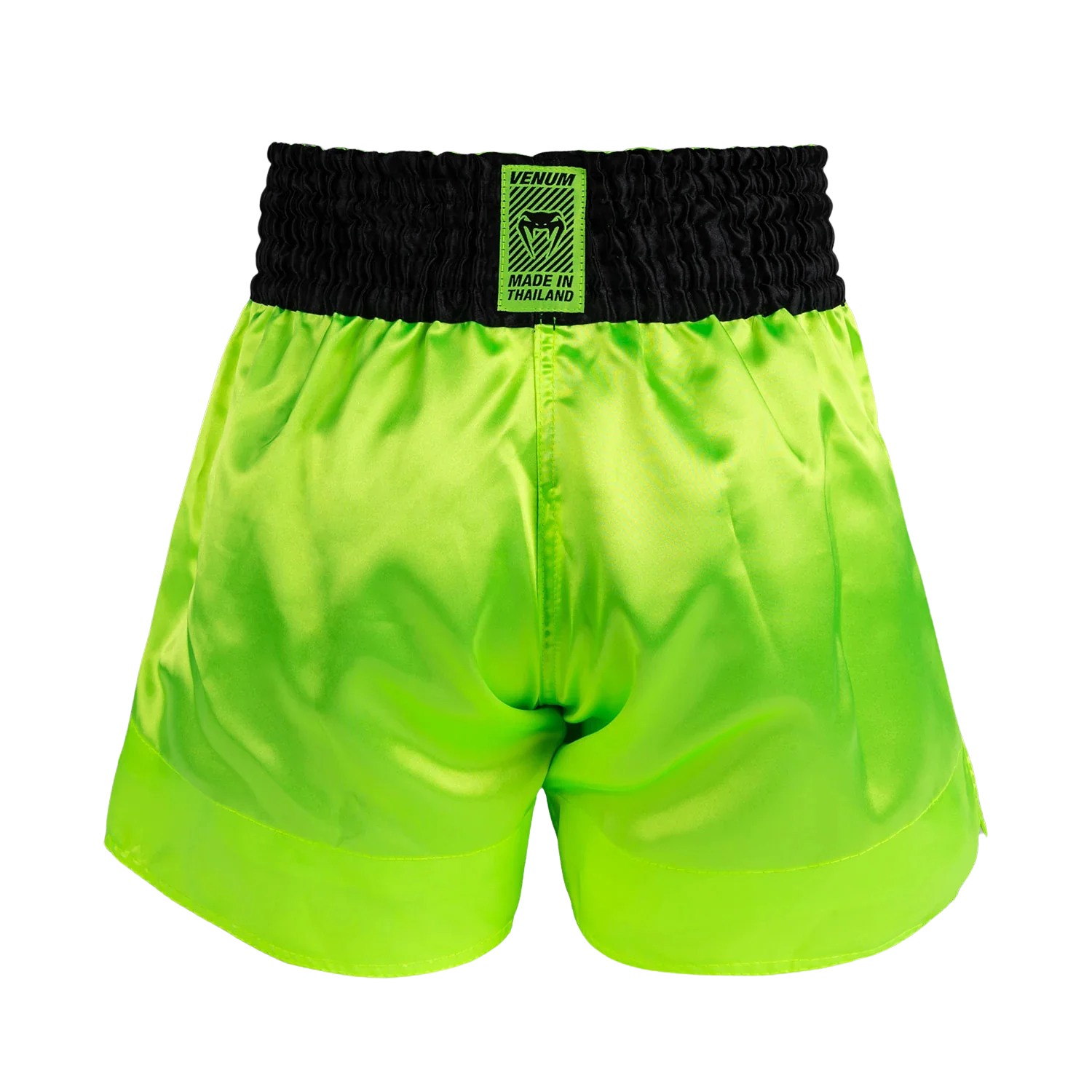 Venum Kickboksshort Classic Evo Muay Thai Neon Geel/Zwart - Image 3