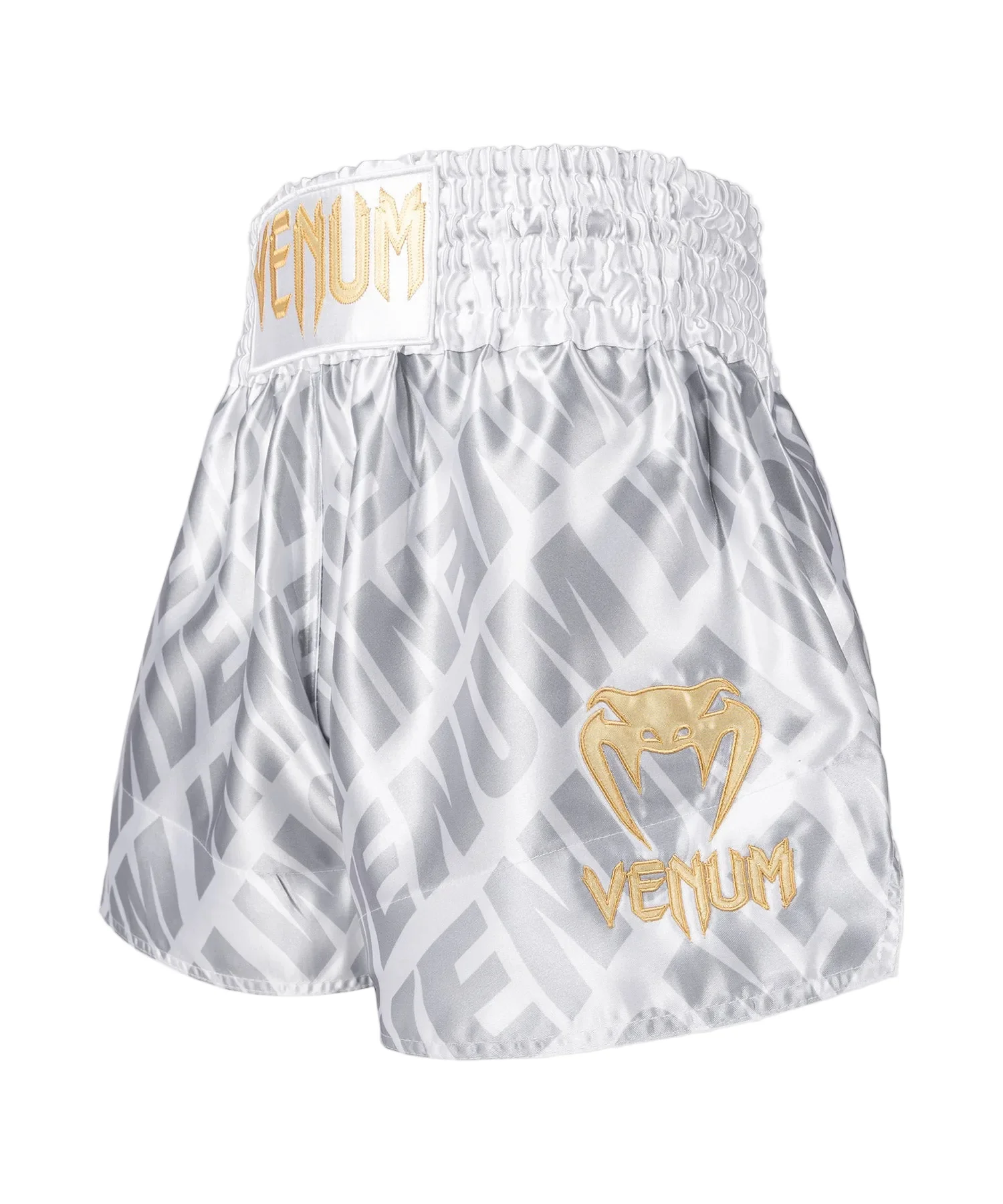 Venum Kickboksshort Contender XT Muay Thai Wit/Zilver - Image 2