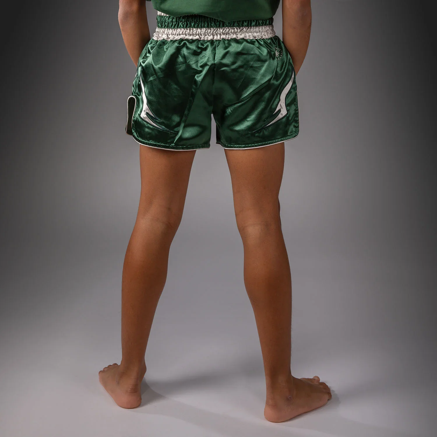 Venum Kickboksshort Inferno Groen/Wit - Image 3