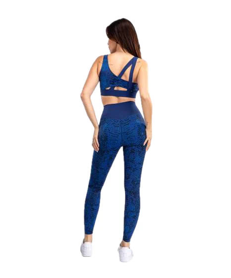 Venum Legging Amazonia Woman Full Length Marine Blue - Image 6