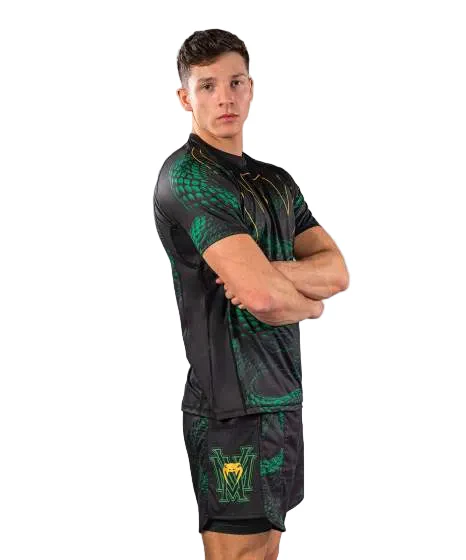 Venum Matupa Dry Tech T-Shirt Zwart/Groen - Image 2