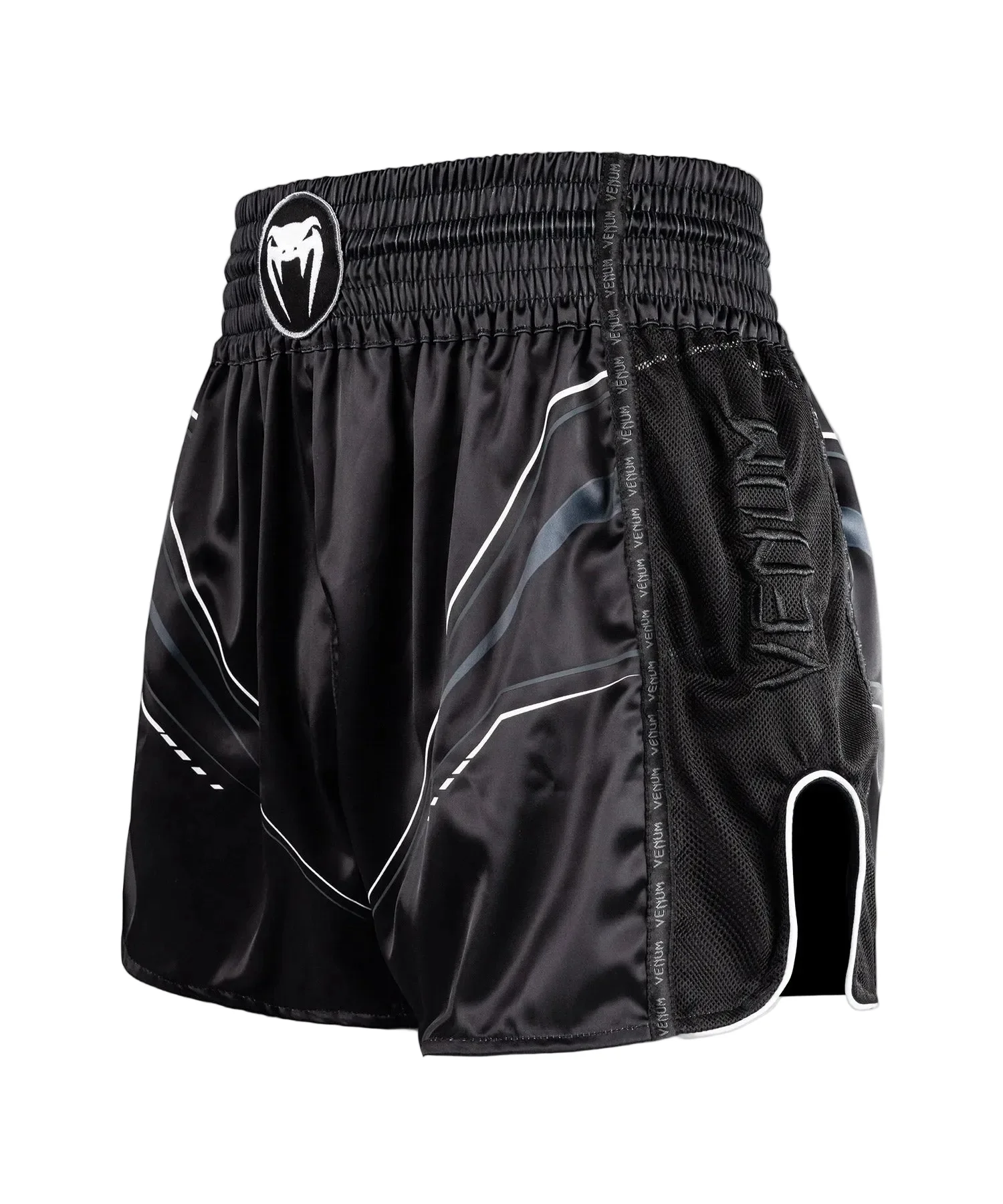 Venum Streamline Muay Thai Short Zwart/Wit - Image 2