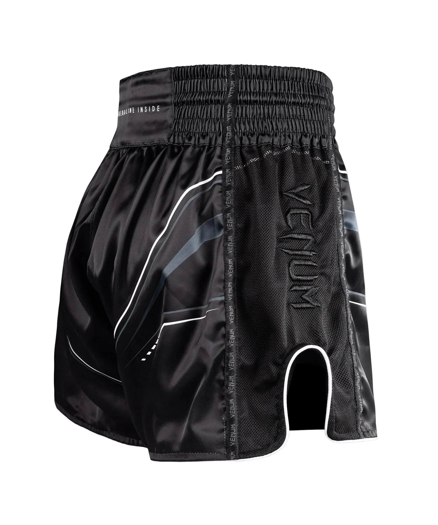 Venum Streamline Muay Thai Short Zwart/Wit - Image 4