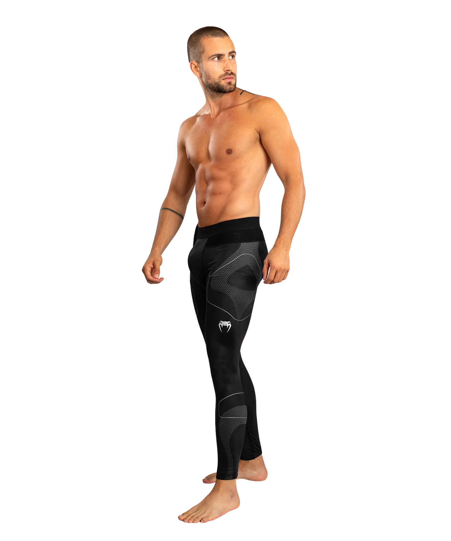 Venum Spats Nexus Zwart/Zilver - Image 4