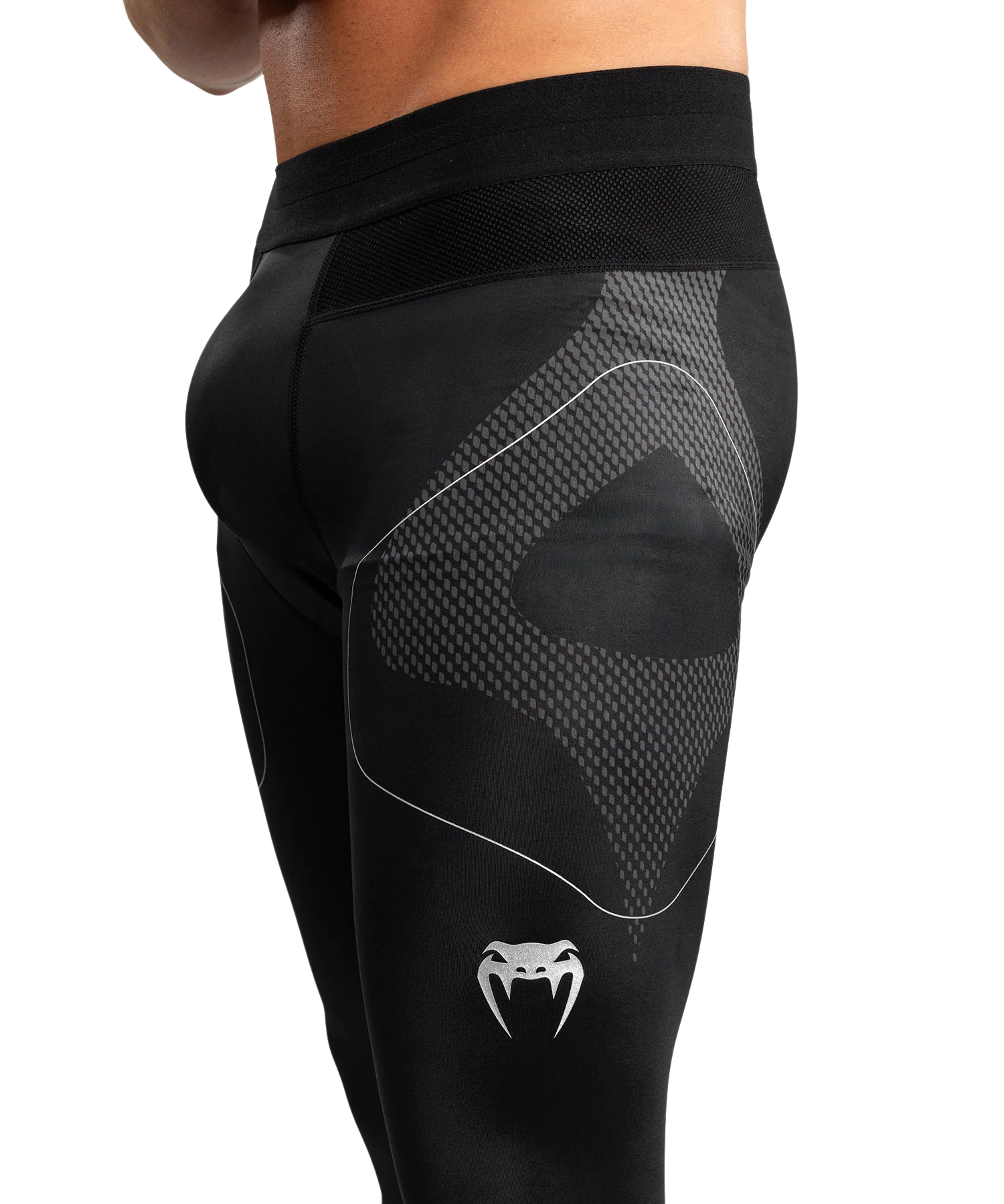 Venum Spats Nexus Zwart/Zilver - Image 5