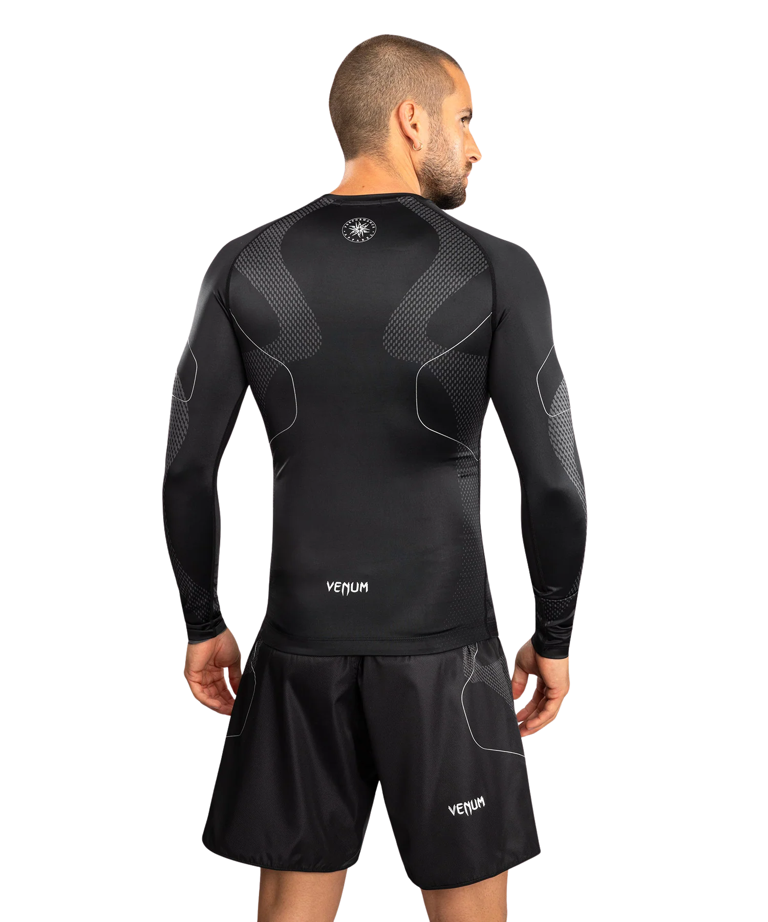 Venum Rashguard Nexus Lange Mouw Zwart/Zilver - Image 4