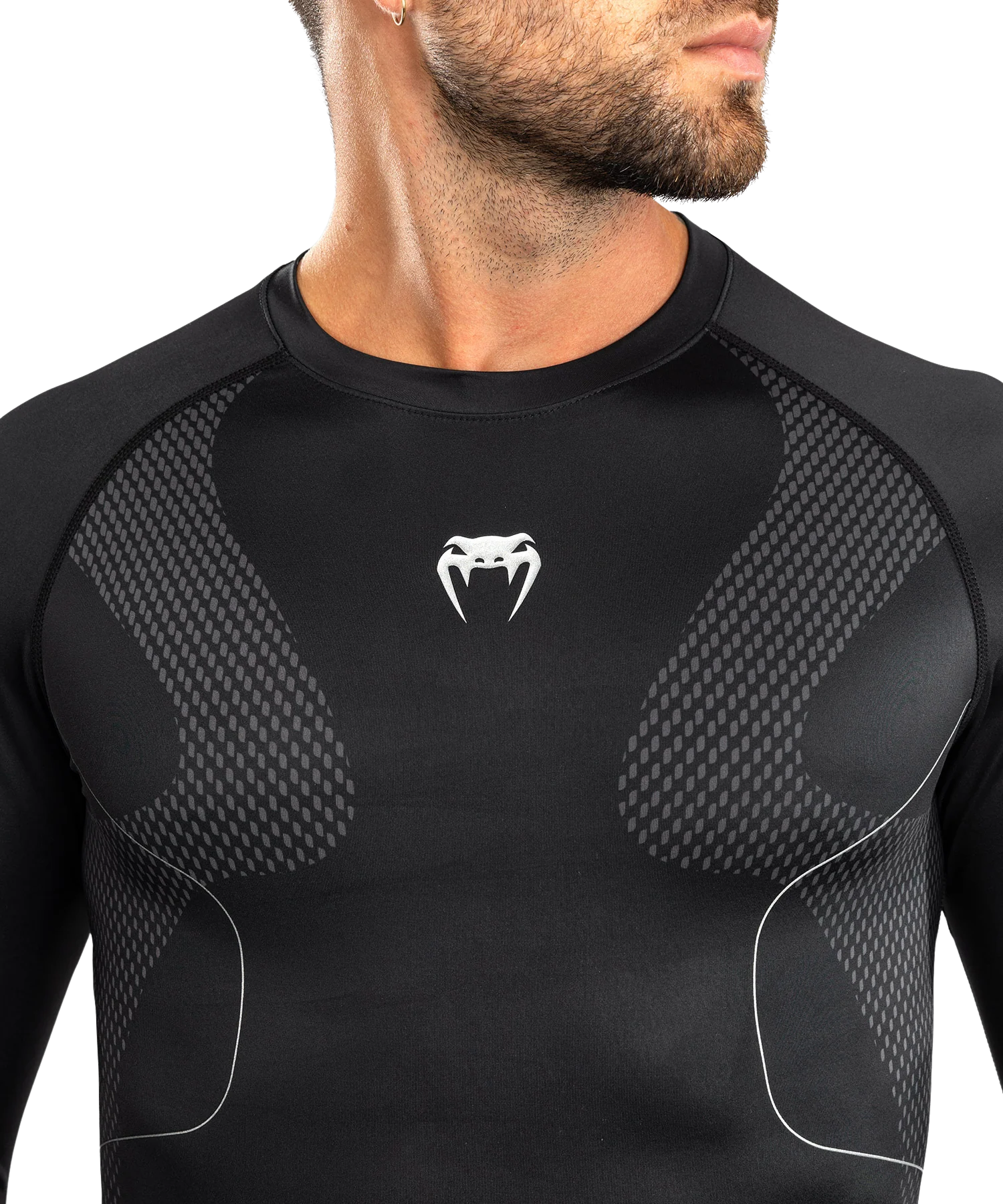 Venum Rashguard Nexus Lange Mouw Zwart/Zilver - Image 5