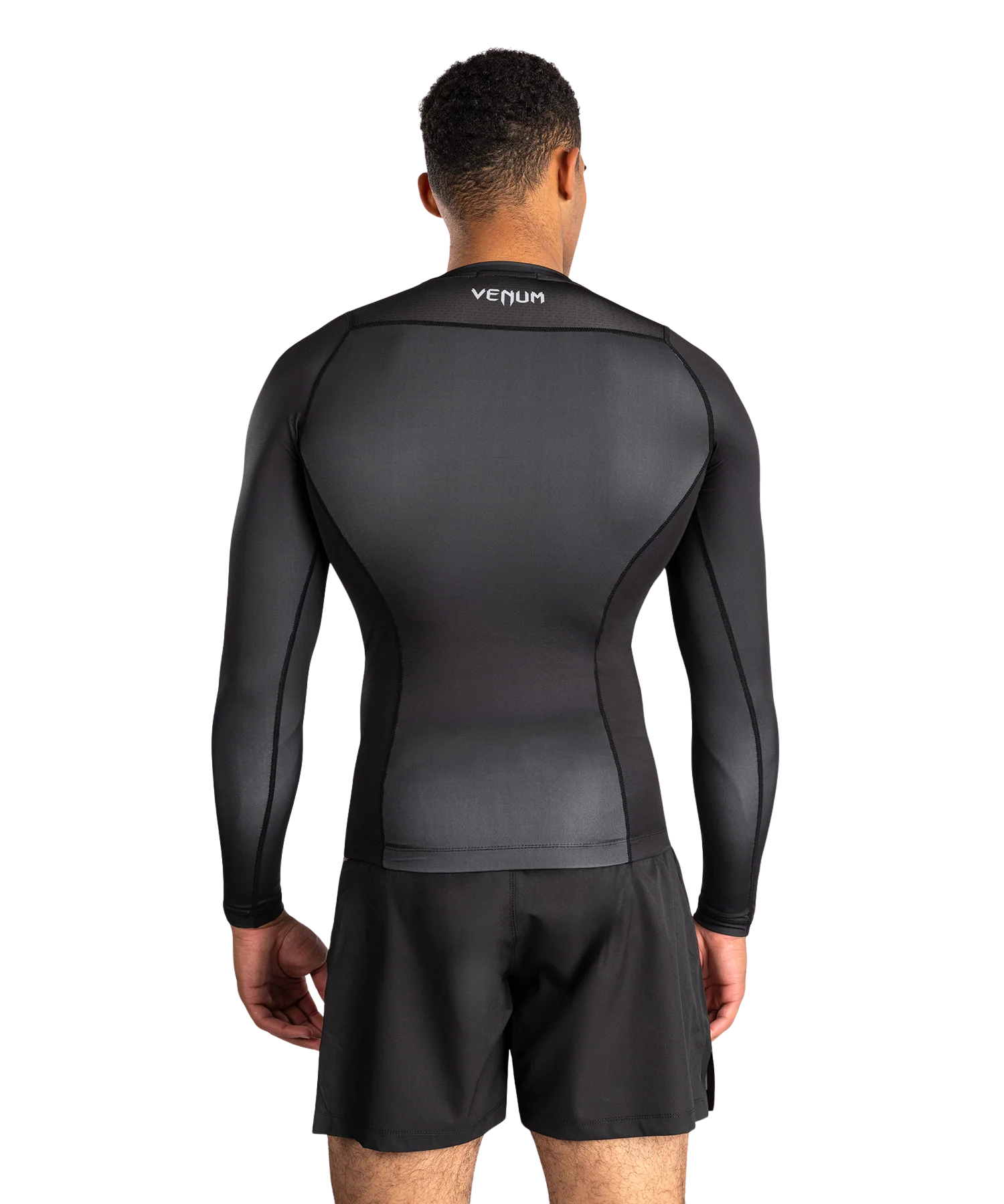 Venum Rashguard No Gi Long Sleeve Zwart/ Zilver Grijs - Image 2