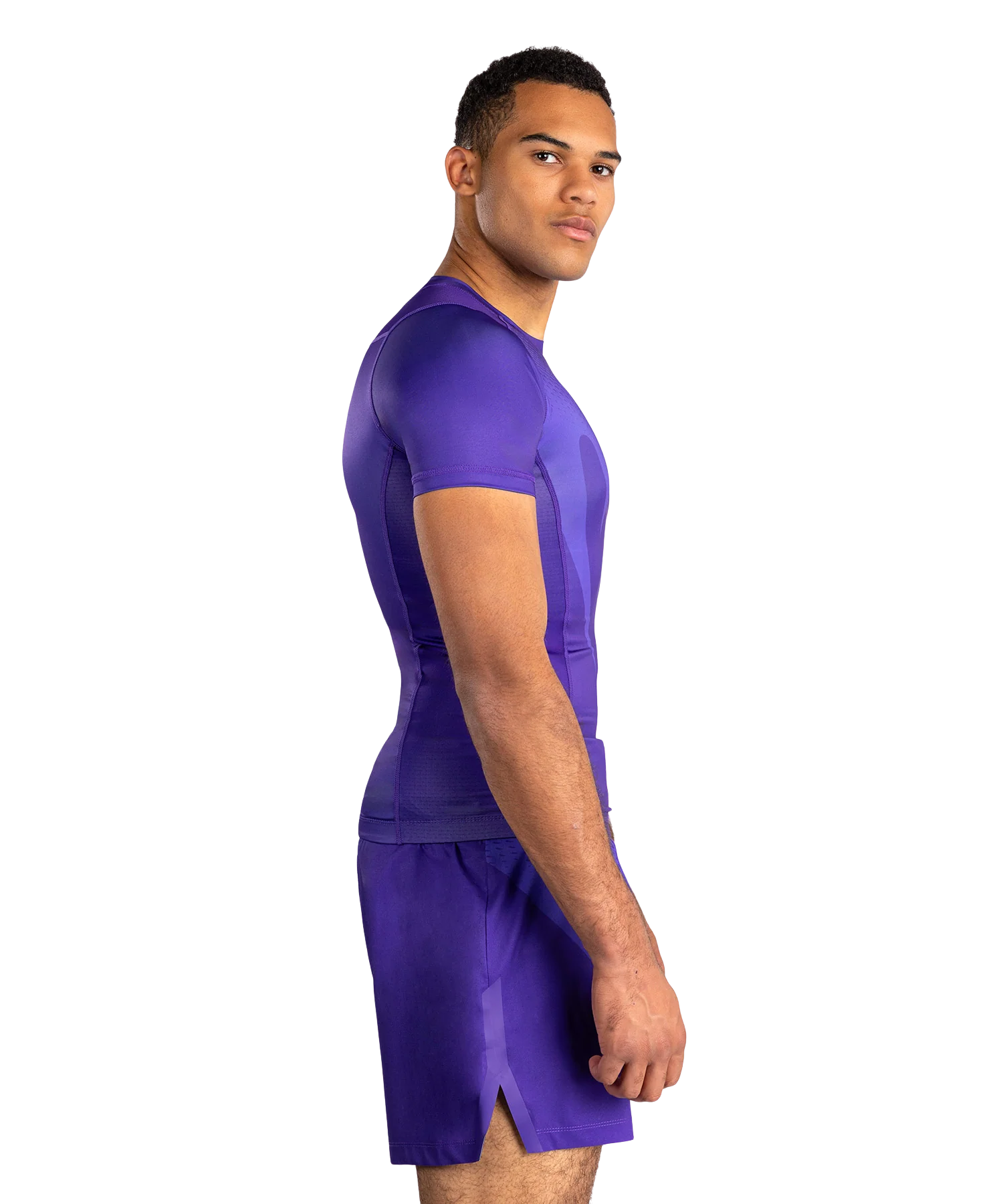 Venum Rashguard No Gi Short Sleeve Paars - Image 3